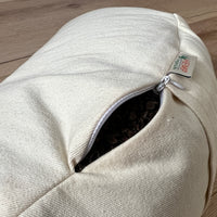 Big Meditation Cresсent cushion pillow filled with buckwheat hulls 20"x7.8"x3.9" (50x20x10cm)