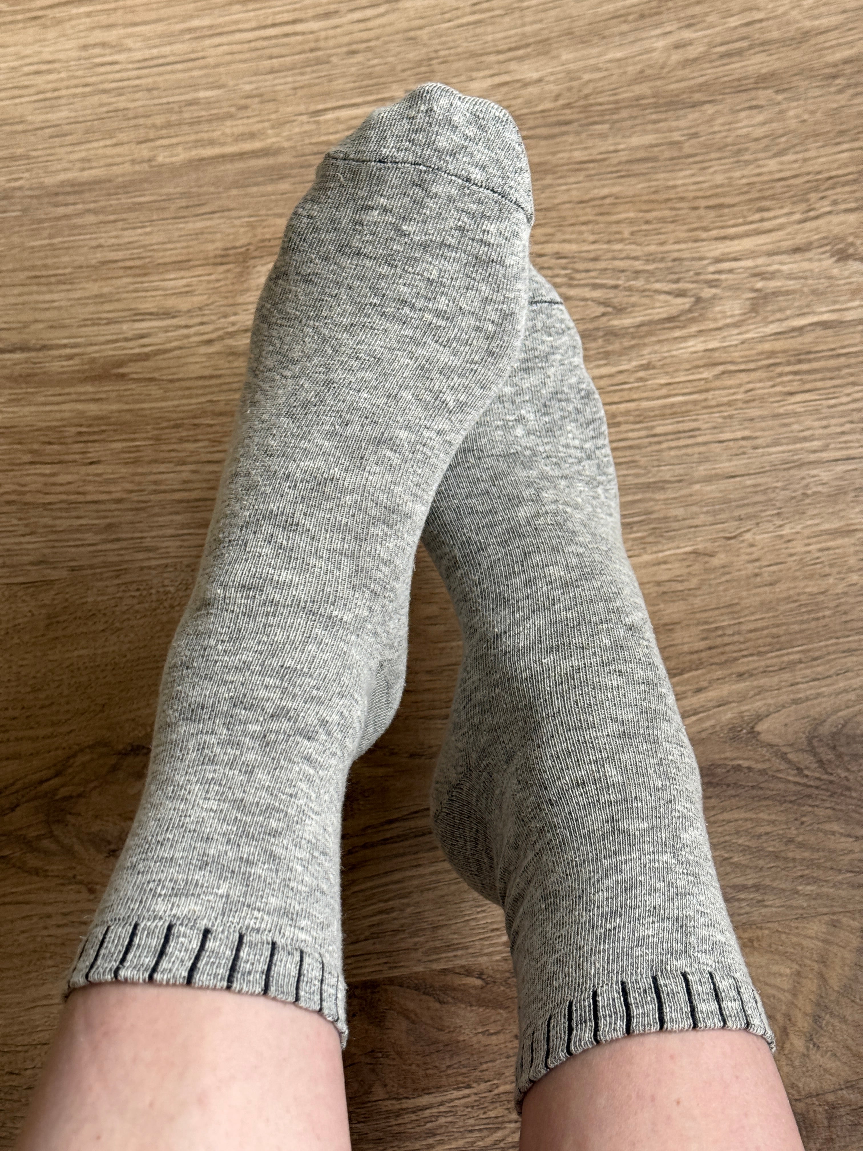 HEMP Socks set of 6 pairs with a loose elastic band Unisex for men / women