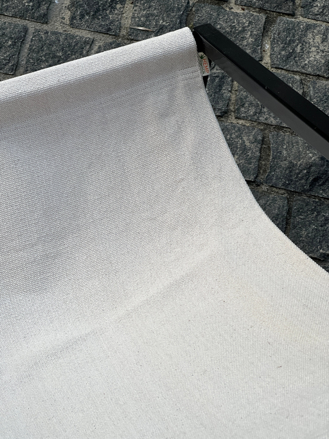Metal Armchair Lounge Sling Chair Thick Linen Fabric Modern Minimalist Scandinavian Shipped Disassembled Hand Made to order