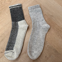 Warm Hemp Socks with Terry Cushioning Set of 9 Natural Unbleached Color Socks for men gift for him