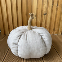 HEMP Linen Home Decor filled Natural Hemp Fiber - Hemp Textile Pumpkins - Naturally Cozy - Eco-Friendly Autumn Decor