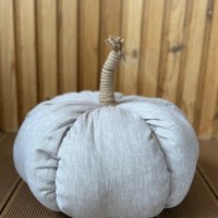 HEMP Linen Home Decor filled Natural Hemp Fiber - Hemp Textile Pumpkins - Naturally Cozy - Eco-Friendly Autumn Decor