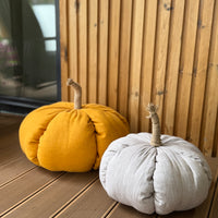 HEMP Linen Home Decor filled Natural Hemp Fiber - Hemp Textile Pumpkins - Naturally Cozy - Eco-Friendly Autumn Decor
