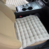 Linen Car lower Seat Cover Pad filled Organic Buckwheat Hulls in Linen Fabric Massage bottom Seat Cover Buckwheat Organic Hand Made