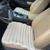Linen Car lower Seat Cover Pad filled Organic Buckwheat Hulls in Linen dense Fabric Massage bottom Seat Cover Buckwheat Organic Hand Made