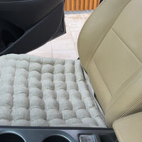 Linen Car lower Seat Cover Pad filled Organic Buckwheat Hulls in Linen Fabric Massage bottom Seat Cover Buckwheat Organic Hand Made