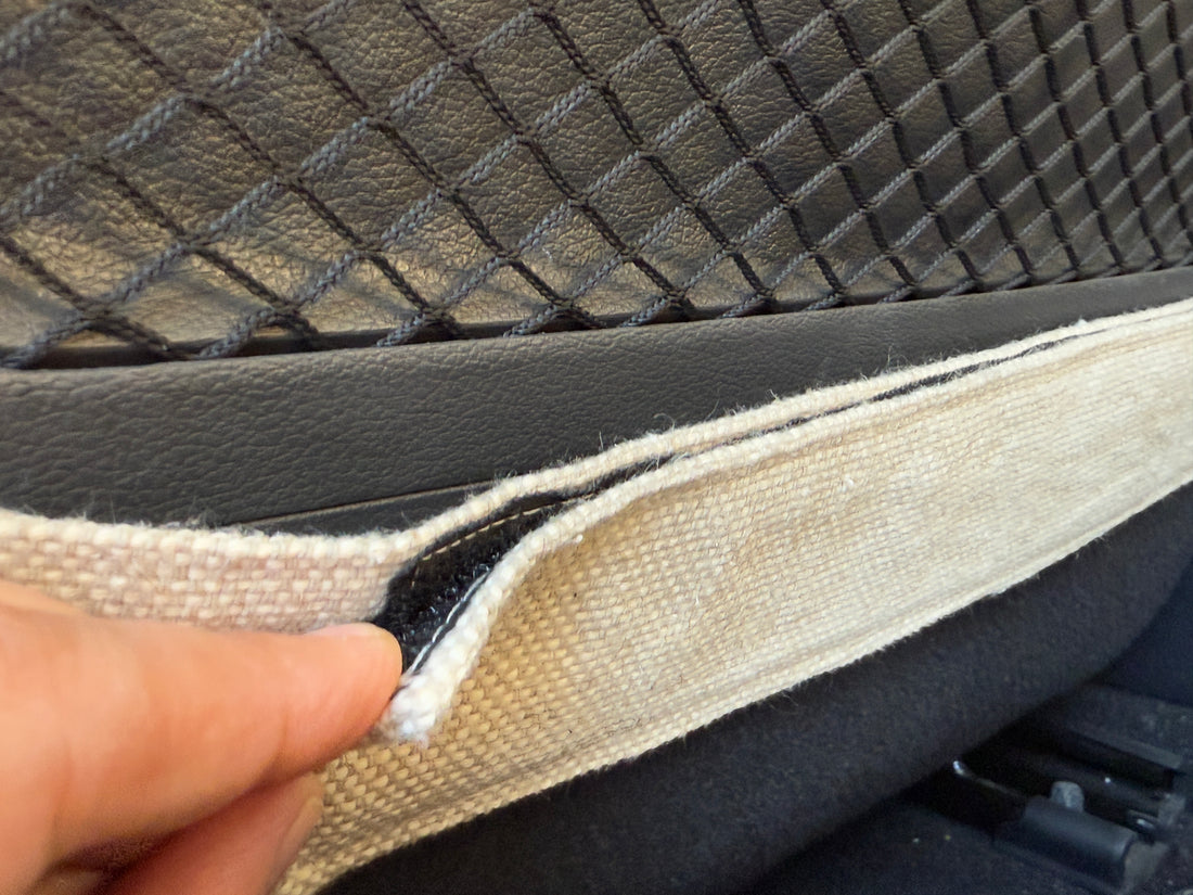 Linen Car lower Seat Cover Pad filled Organic Buckwheat Hulls in Linen dense Fabric Massage bottom Seat Cover Buckwheat Organic Hand Made