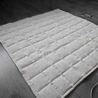 Organic Play mat filled HEMP Fiber in non-dyed linen fabric Nursery Baby Blanket Blanky padded