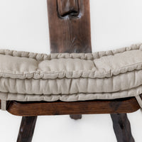 Custom Size Hemp Linen Cushions filled organic Hemp Fiber in Natural non-dyed Linen Fabric / Floor Cushion Pillow Seat Special size