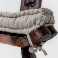 Custom Size Hemp Linen Cushions filled organic Hemp Fiber in Natural non-dyed Linen Fabric / Floor Cushion Pillow Seat Special size