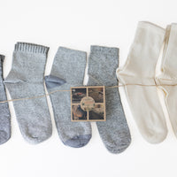Hemp Socks Set 6+1 Pairs | Natural Eco Socks for Men & Women | Breathable Hemp Fiber | Weekly Socks Bundle + Free Pair