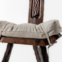 Custom Size Hemp Linen Cushions filled organic Hemp Fiber in Natural non-dyed Linen Fabric / Floor Cushion Pillow Seat Special size