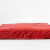 Hemp Pet Mat Pad Cushion Removable Washable 100% Cotton salmon velvet Cover Organic Hemp Fiber Filler in Natural Cotton Fabric Padded Dog