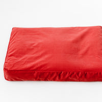 Hemp Pet Mat Pad Cushion Removable Washable 100% Cotton salmon velvet Cover Organic Hemp Fiber Filler in Natural Cotton Fabric Padded Dog