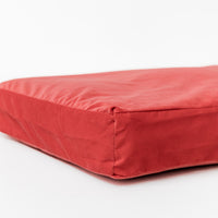 Hemp Pet Mat Pad Cushion Removable Washable 100% Cotton salmon velvet Cover Organic Hemp Fiber Filler in Natural Cotton Fabric Padded Dog