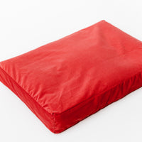 Hemp Pet Mat Pad Cushion Removable Washable 100% Cotton salmon velvet Cover Organic Hemp Fiber Filler in Natural Cotton Fabric Padded Dog