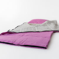Kids HEMP Linen Sleeping Bag with Pillow School Nap Mat Kids organic Hemp Fiber Filling in Hemp & Linen Fabric Blanket Hand Made