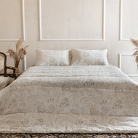 Special listing for Dave Provencher one 85.5"x102" hemp blanket in "Monogram" linen in 200g/m2