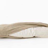 Hemp Linen Pet Mat Pad Cushion with Removable Linen Cover organic hemp fiber filler in non-dyed linen fabric