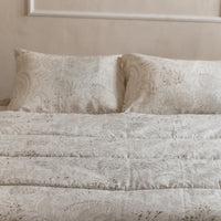 Special listing for Dave Provencher one 85.5"x102" hemp blanket in "Monogram" linen in 200g/m2