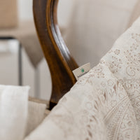Special listing for Dave Provencher one 85.5"x102" hemp blanket in "Monogram" linen in 200g/m2