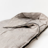 Natural Kids HEMP Linen Sleeping Bag with Hood School Nap mat for Kids, camping van sleeping bag organic hemp fiber filling