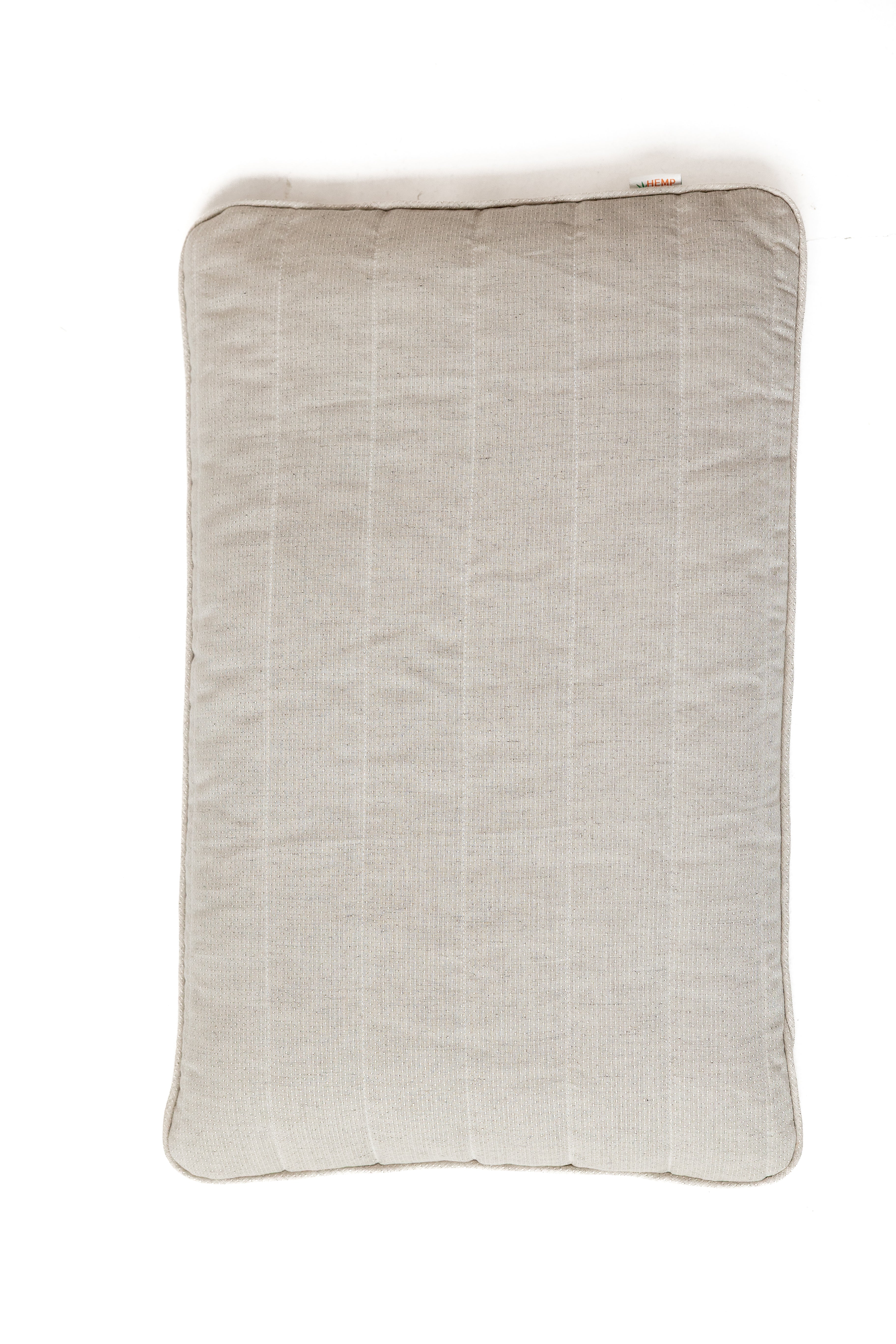 One Cover + Two Pillows Hemp quilted cover with Hemp filled pillow & Buckwheat hulls pillow Natural Choice for Conscious Sleep