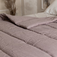 Organic HEMP LINEN Comforter 400 gr.m2 Duvet Insert Linen fabric filled organic Hemp fiber filler Full Twin Queen King Custom size blanket