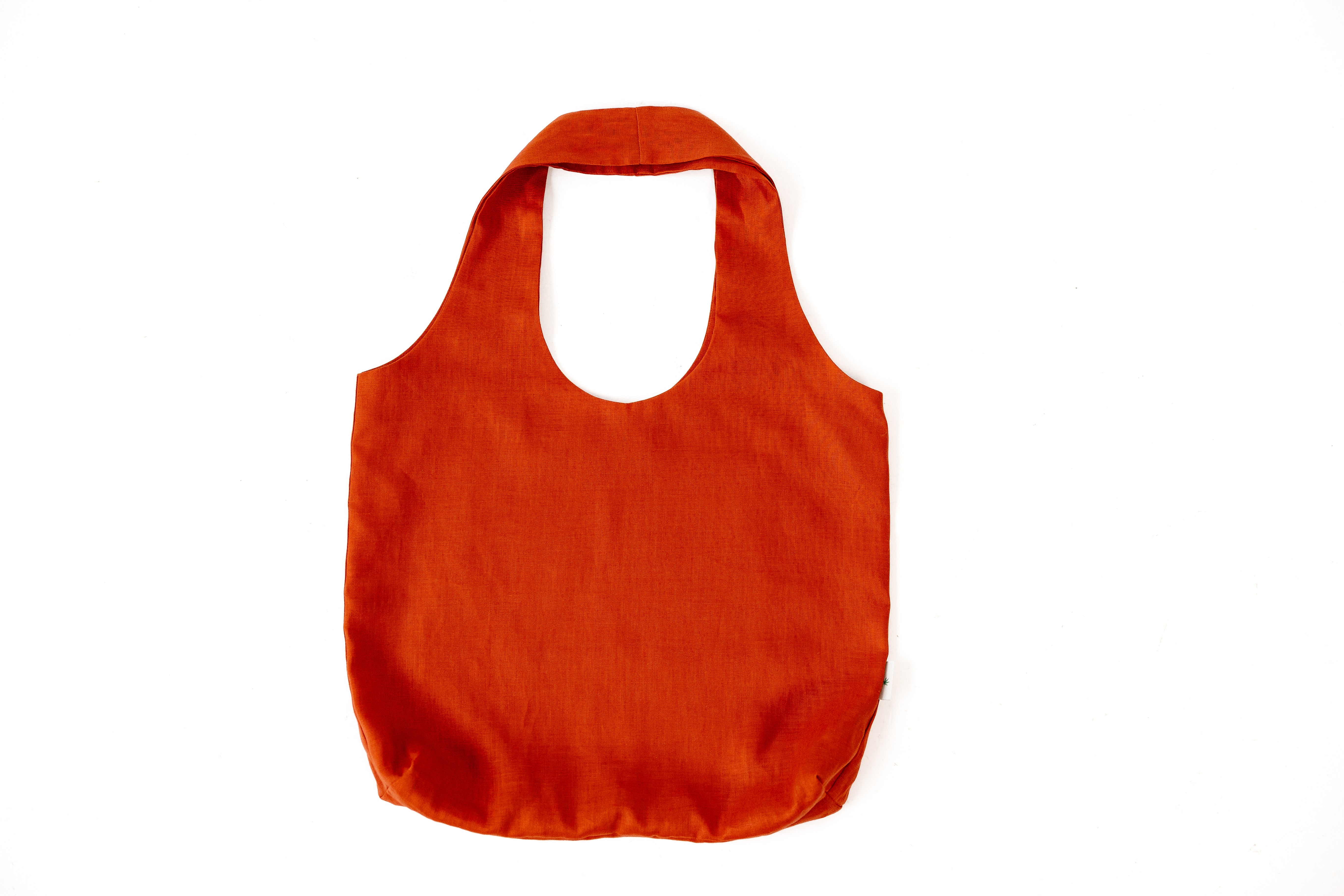 Linen Tote Bag Natural Linen Shopper with Pockets Hand made eco bag Farmer Eco Bag, Bech bag