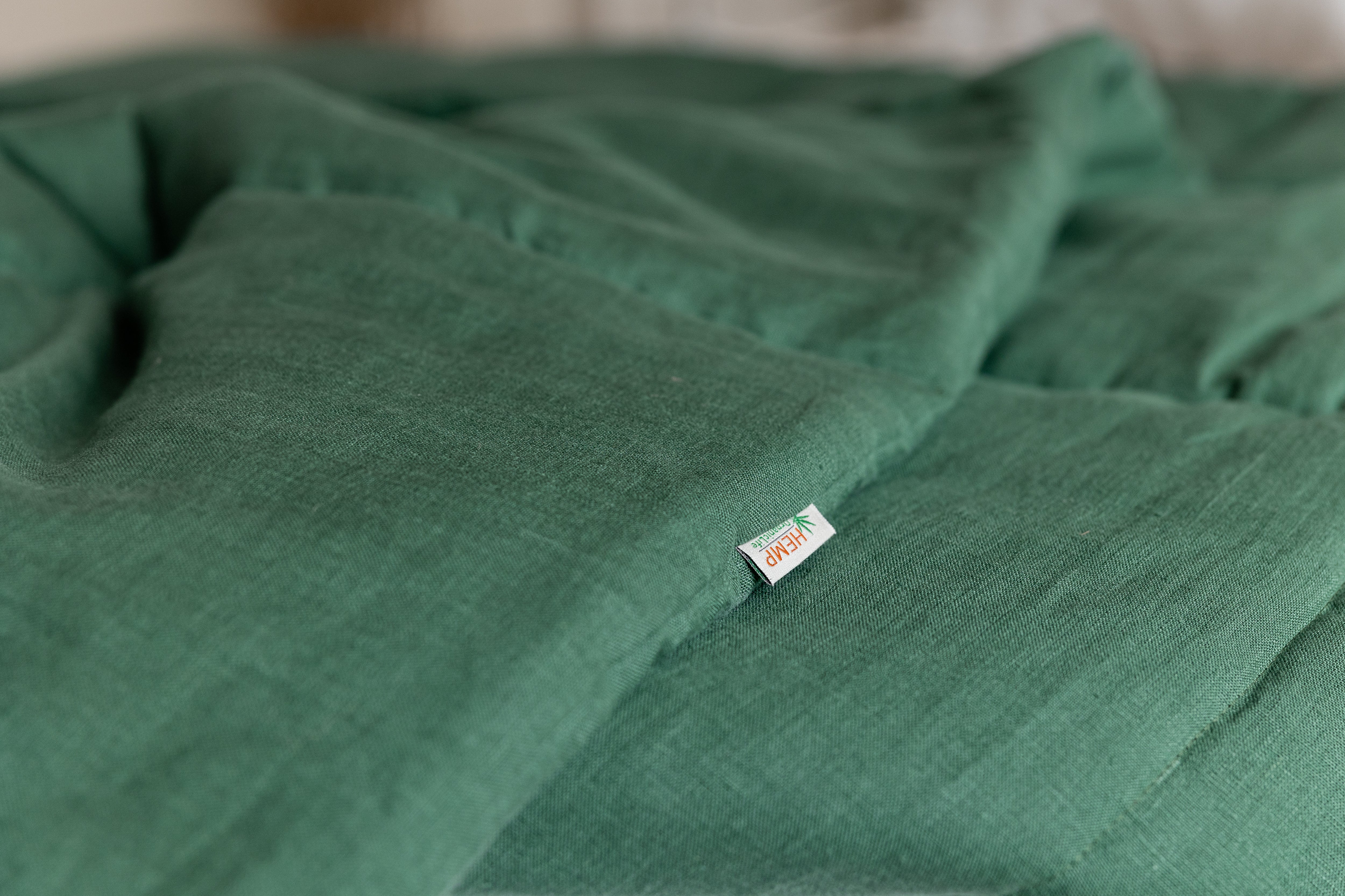 Thick Natural HEMP Linen Comforter Green Blanket Duvet Insert Hemp filler in natural linen fabric Full Twin Queen King Custom size