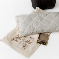 Breathable Hemp Buckwheat Hulls Pillow Hemp Undyed Fabric organic Buckwheat Hulls + Hemp Fiber Eco friendly for sleep