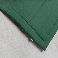 Green Hemp Linen Toddler Blanket filled Organic HEMP FIBER in linen fabric 47" x 64" (120x165 cm)