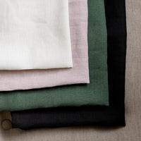 Linen Pillowcases Linen Washed Fabric Black White Green Ashen Pink Custom sizes Make to order