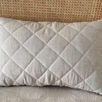 HEMP Pillow filled organic HEMP FIBER in Linen/Cotton fabric regulation height/Hemp pillow/ Hypoallergenic Bed Pillow Eco pillow