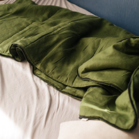 Special listing for J.: two 100 x 200 cm Shikibutons, one thick double and one thin sleeping bags