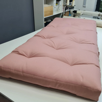 HEMP shikibuton mat Shiki futon 3” thick filled organic hemp fiber filler in natural Cotton fabric Custom Size Hand made