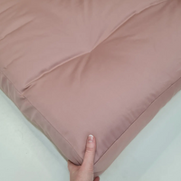 HEMP shikibuton mat Shiki futon 3” thick filled organic hemp fiber filler in natural Cotton fabric Custom Size Hand made