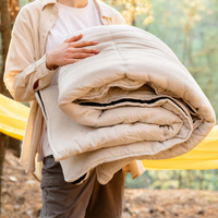 Special listing for Dylan Pullis six Buckwheat Cushions with ties, one Sleeping Bag with ties and one Sleeping Bag Liner with ties