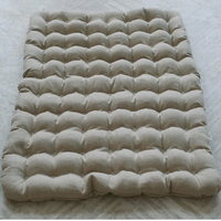 Special listing for Dylan Pullis six Buckwheat Cushions with ties, one Sleeping Bag with ties and one Sleeping Bag Liner with ties