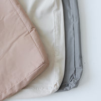 Eco Hemp Outdoor Cushion with Washable Removable Water Repellent Cover Organic Hemp Fiber Filler