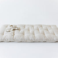 Hemp Shikibuton Mattress / Topper 3” thick Hemp fiber filling in Natural Hemp fabric / Hand made Eco-Friendly Floor Bedding Eco Living
