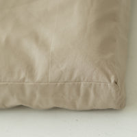Eco Hemp Outdoor Cushion with Washable Removable Water Repellent Cover Organic Hemp Fiber Filler