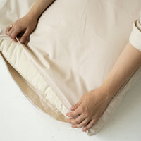 Eco Hemp Outdoor Cushion with Washable Removable Water Repellent Cover Organic Hemp Fiber Filler