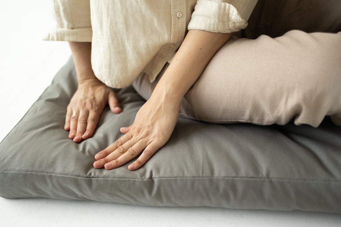 Unique Hemp Сushion for Sunbed with Natural Cotton Cover Sun Lounger Pool Pad Replacement Chair Garden Outdoor Filled organic Hemp fiber