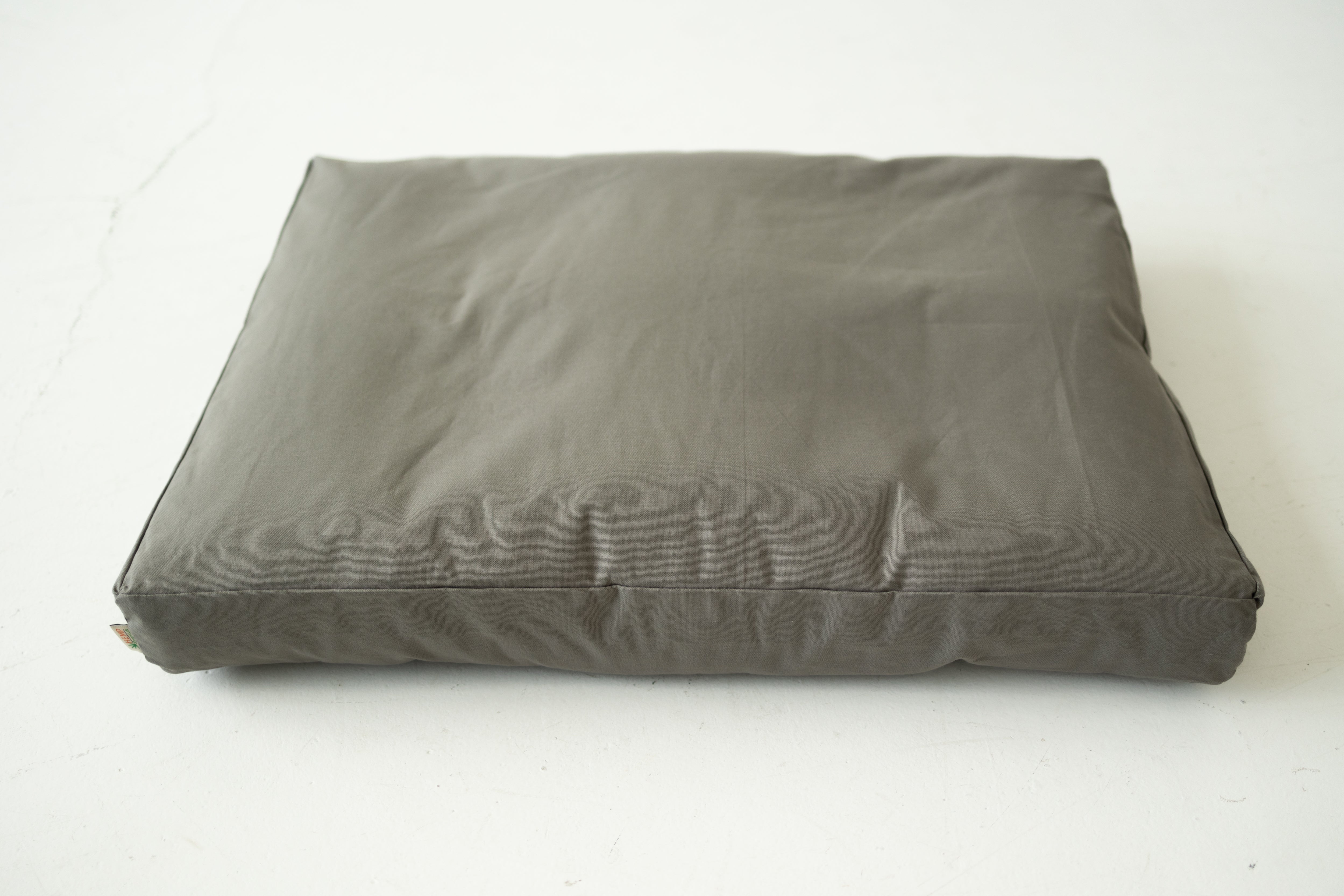 Eco Hemp Outdoor Cushion with Washable Removable Water Repellent Cover Organic Hemp Fiber Filler