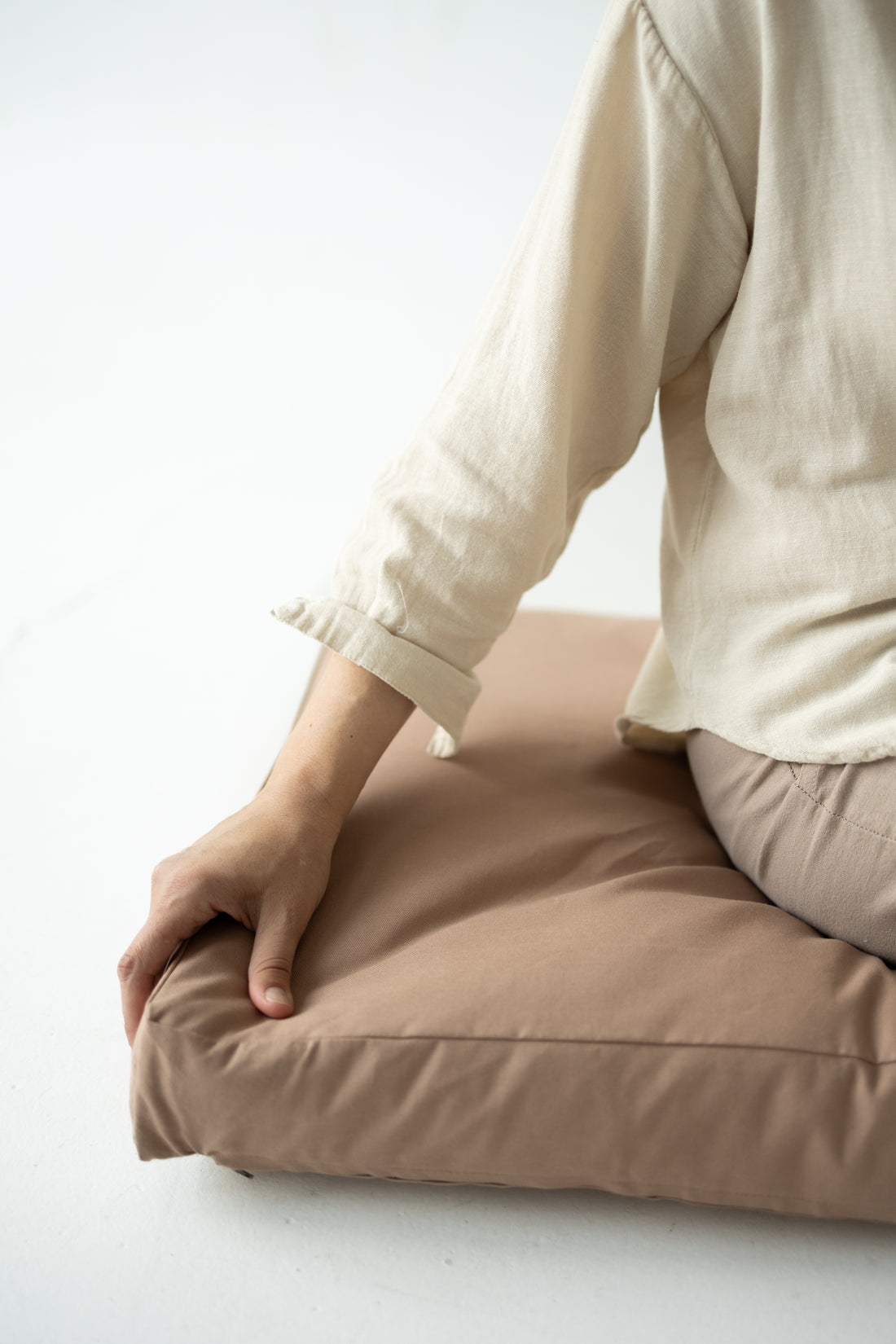 Unique Hemp Сushion for Sunbed with Natural Cotton Cover Sun Lounger Pool Pad Replacement Chair Garden Outdoor Filled organic Hemp fiber