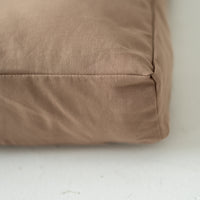 Eco Hemp Outdoor Cushion with Washable Removable Water Repellent Cover Organic Hemp Fiber Filler