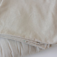 Removable Hemp Cover with Zipper for shikibuton mattress 3" thik / Natural Hemp Fabric / Custom size / Queen Full, Twin, King / Eco-friendly