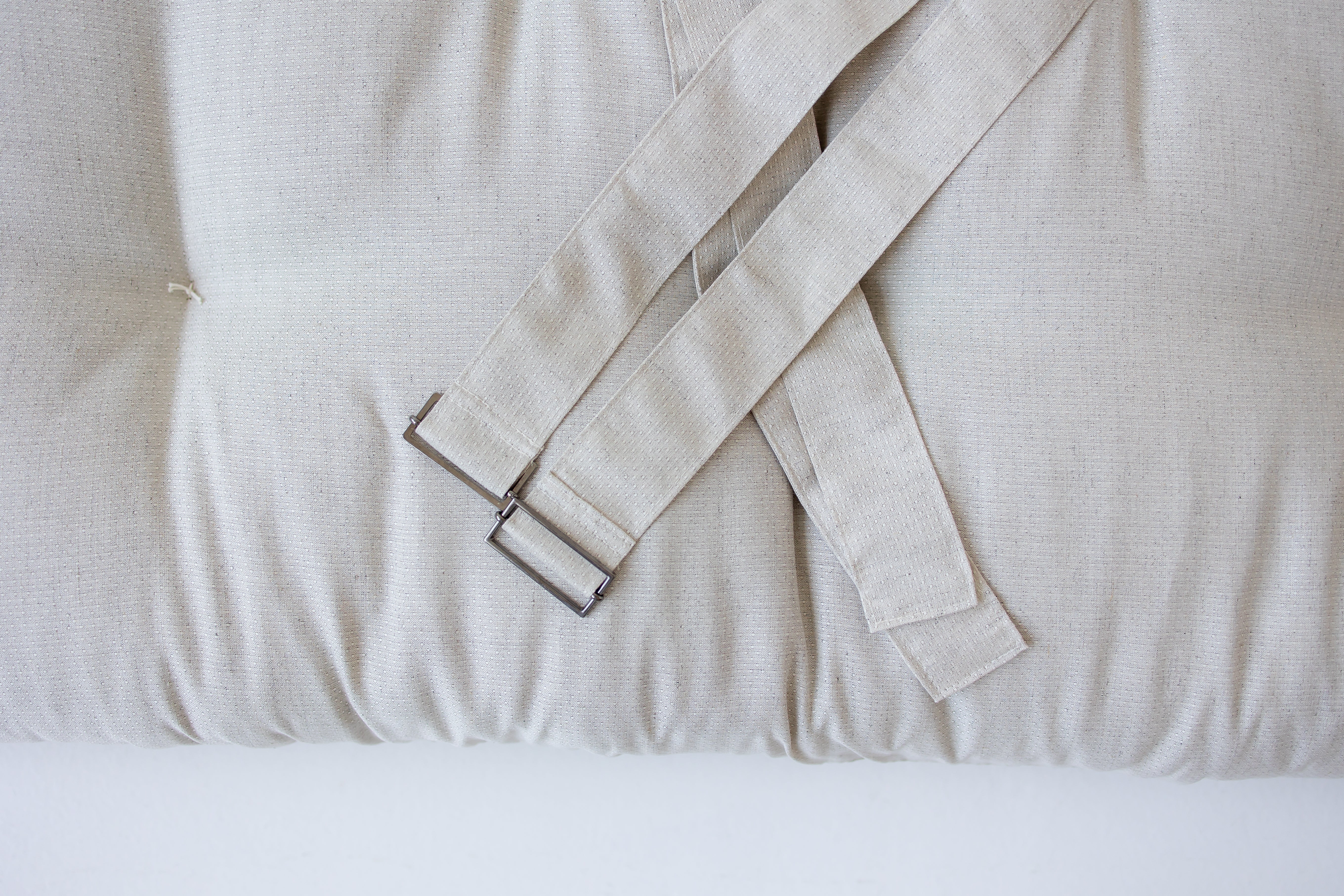 Hemp Shikibuton Mattress / Topper 3” thick Hemp fiber filling in Natural Hemp fabric / Hand made Eco-Friendly Floor Bedding Eco Living