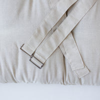 Hemp Shikibuton Mattress / Topper 3” thick Hemp fiber filling in Natural Hemp fabric / Hand made Eco-Friendly Floor Bedding Eco Living